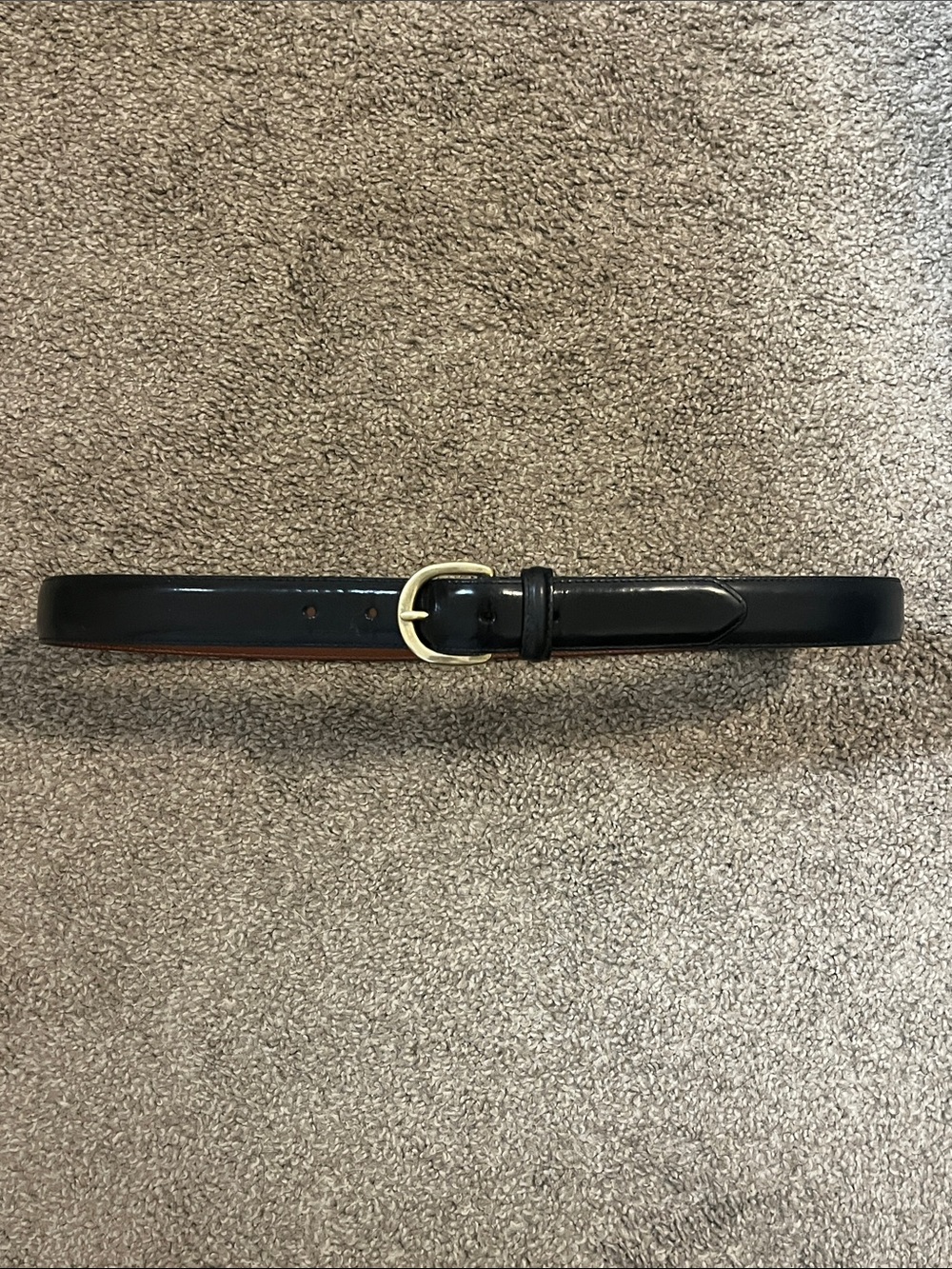 Vintage Coach 3921 Leather Belt in Black
With Gold Buckle